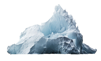 iceberg isolated on transparent background