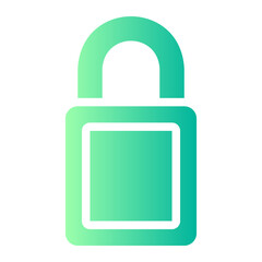 padlock gradient icon