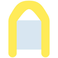 Inflatable Boat Icon