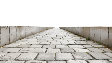 stone pavement sidewalk isolated