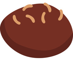 Fototapeta premium cake with chocolate