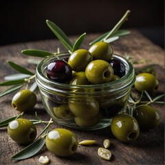 olives in a bowl
