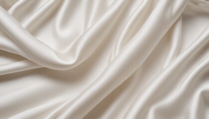 White silk fabric texture luxurious background