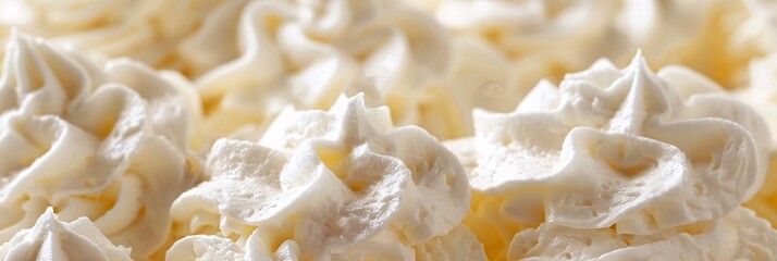 Indulge in the fluffy delight of whipped cream, its creamy texture and light aroma enchanting