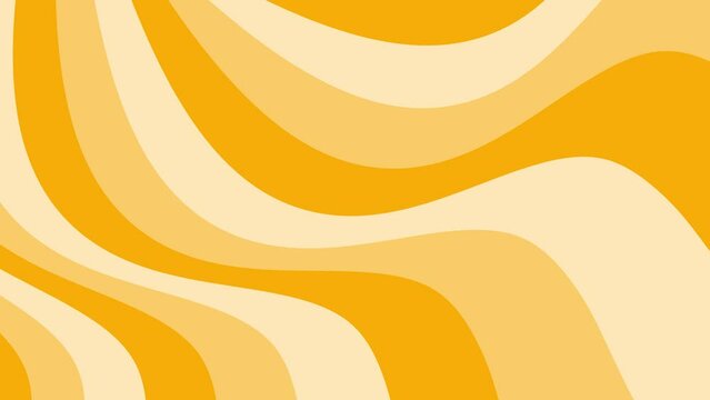 Wavy lines in yellow and beige tones