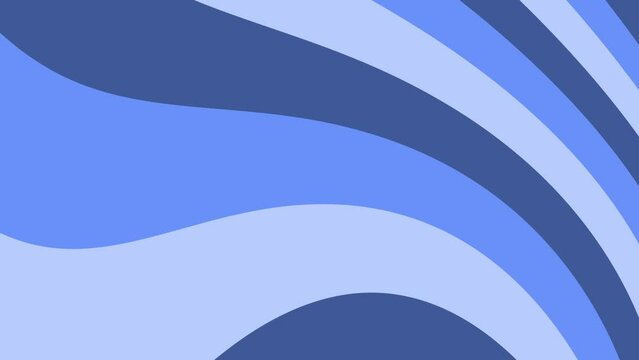 Background design with a series of wavy lines in shades of blue, creating an abstract and calming pattern