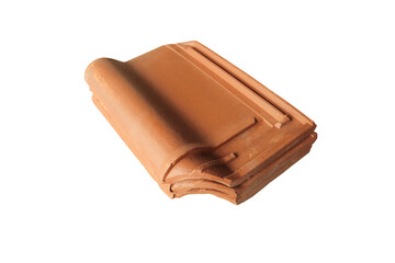 A roof tile isolated on a white background