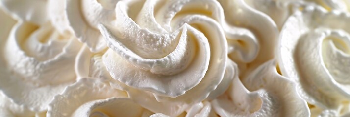 Delve into the creamy swirls of whipped cream, its luscious texture and delightful aroma enchanting