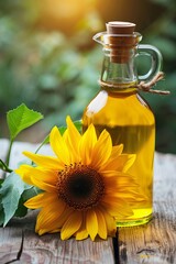 Surrender to the simplicity of sunflower oil, its clean appearance and delicate shimmer captivating, perfect for wallpaper