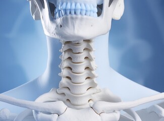 3d rendered medically accurate illustration of the cervical spine