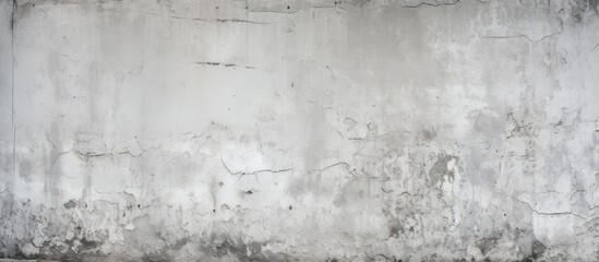 Fototapeta premium Aged wall with a textured surface portraying a mix of white and black concrete suitable for use as a background in images or designs. Creative banner. Copyspace image