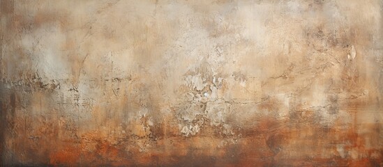 An aged and dirty wall provides a grungy background or texture with space for copying an image. Creative banner. Copyspace image