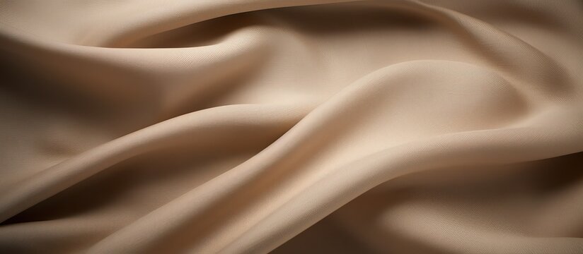 A detailed view of linen fabric with ample space for accomodating other elements in an image