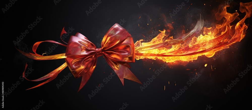 Poster A copy space image displaying a bow is needed