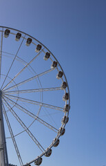 Ferris wheel on a sky