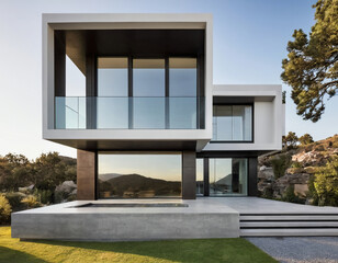 modern luxury house exterior