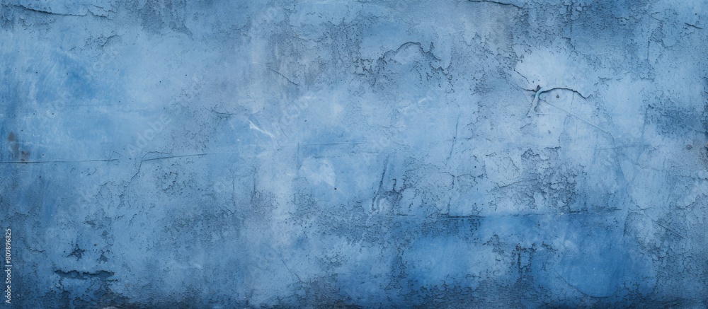 Poster A close up high resolution image of a textured blue wall that can be used as a background or for copy space