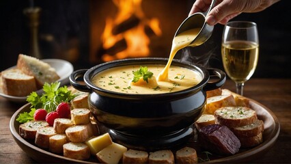 Cheese fondue