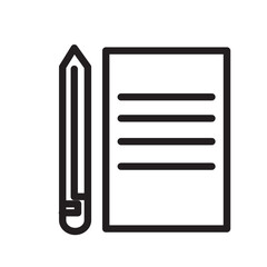 Education Elementary School Line Icon