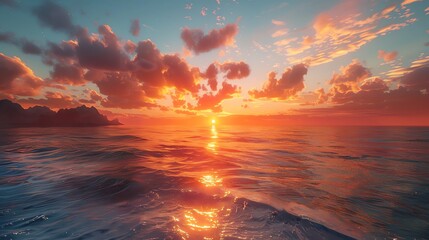 A galaxy of Sunrise, 3DCG