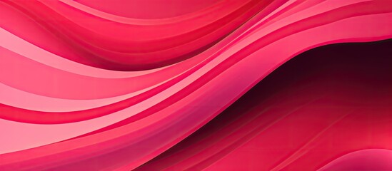 A vibrant abstract copy space image with a flat pink background and diagonal black stripes that create a modern and dynamic web design banner or poster with a wavy pattern