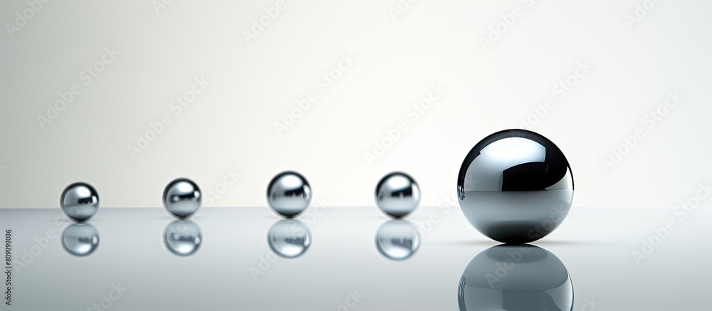 Poster The image showcases a blank ball set against a simple background leaving ample copy space for additional content