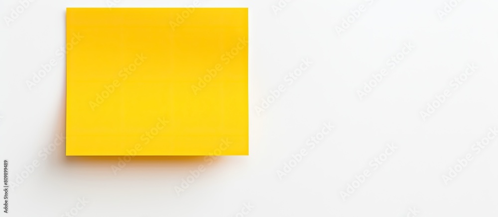 Aufkleber a copy space image of a sticky note against a white backdrop