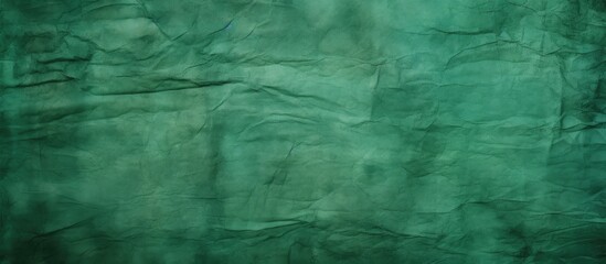 A close up view of mulberry paper with a detailed texture showcasing its green color and providing a background for aesthetic creative design with copy space image
