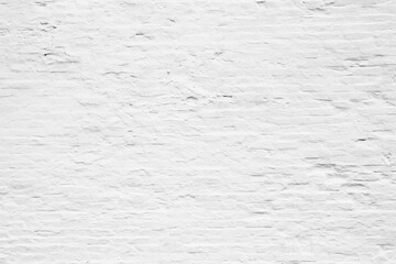 White old brick wall urban Background or Texture
