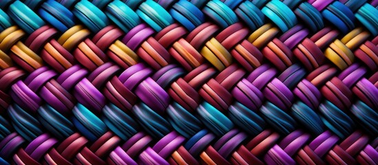 A background image showcasing a paracord pattern with empty space for text or other elements. Creative banner. Copyspace image