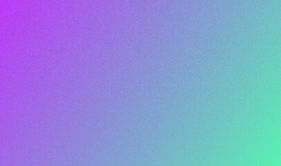 purple blue green summer gradient poster , grainy noise grungy spray texture color gradient rough abstract retro vibe background shine bright light and glow , template empty space