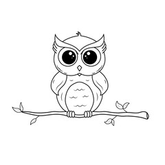 owl on branch