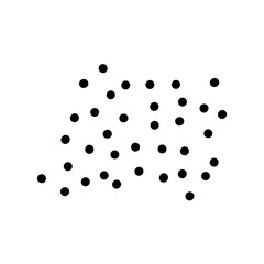 Black Abstract Dots