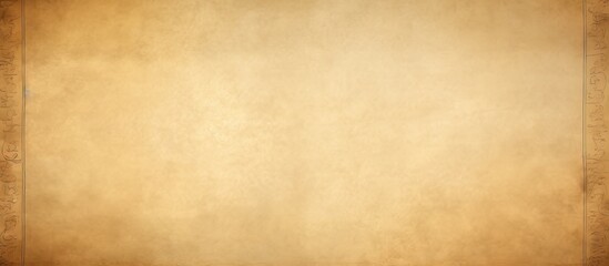 Obraz premium Copy space image of vintage parchment paper with a textured banner design resembling wallpaper