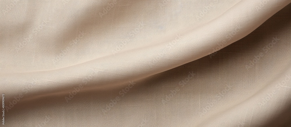 Poster A detailed view of linen fabric with ample space for accomodating other elements in an image