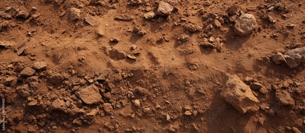 Leinwandbilder a background image depicting desert soil with empty space for additional content or text
