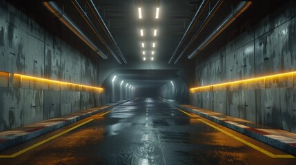 Road tunnel exit