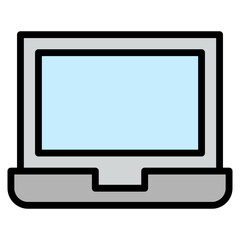 Laptop Icon For Design Element
