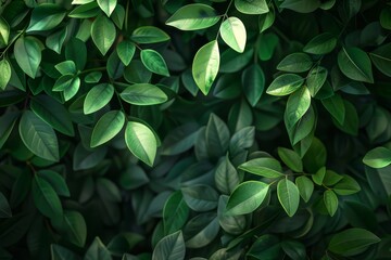 Fototapeta premium greenery gradient, light lime to deep forest green, perfect for a botanical shop or ecofriendly product display