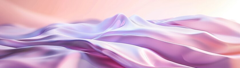 Obraz premium pastel gradient, soft pink to lavender, creating a gentle and soothing effect for nursery or beauty salon walls
