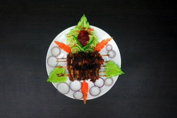 Beef Shashlik Delight, A Culinary Journey of Succulent Meat and Vibrant Flavors