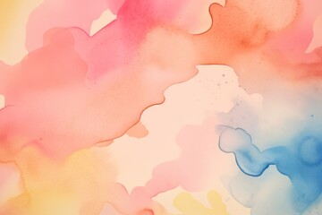Abstract Color Blends, Gentle, blended colors with watercolor textures