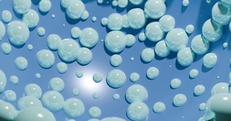 abstract background of stylized water droplets