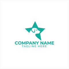 Colorful Abstract Love Hand and Animal Paw Logo Design
