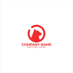 Colorful Abstract Love Hand and Animal Paw Logo Design
