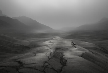 fog in the mountains
