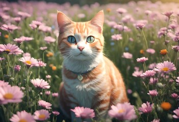 cat in the garden