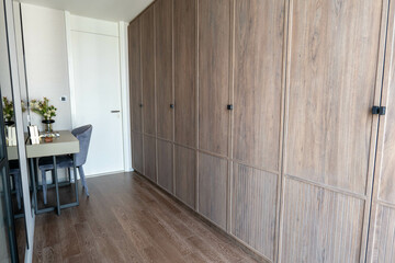 The living room, bathroom and bedroom are arranged neatly and beautifully.