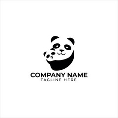 monkey logo design vector template white background
