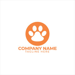 creative logo design concept Dog and Cat vector template
